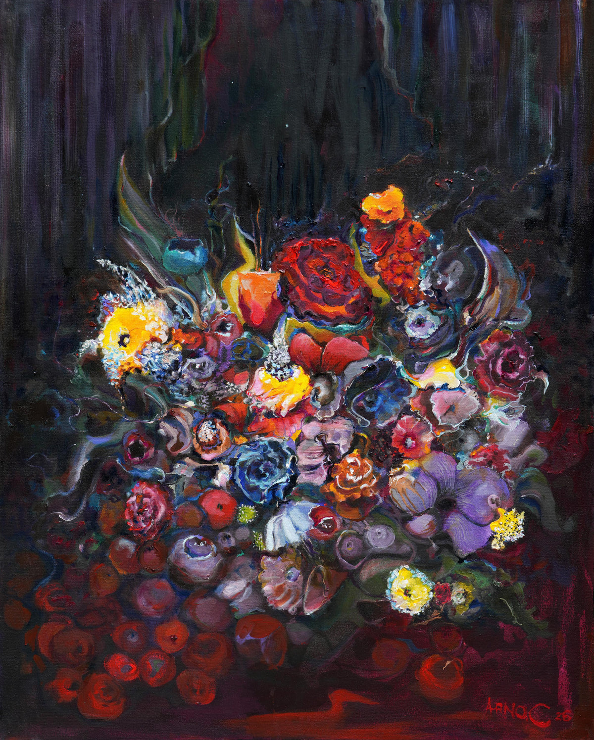Arno Carstens, Borrowed Time, oil on canvas, 100 × 78 cm