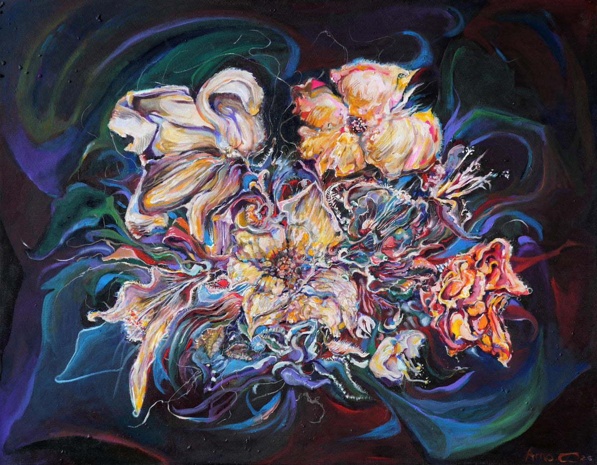 Arno Carstens, The Alchemist's Garden, oil on canvas, 78 × 100 cm