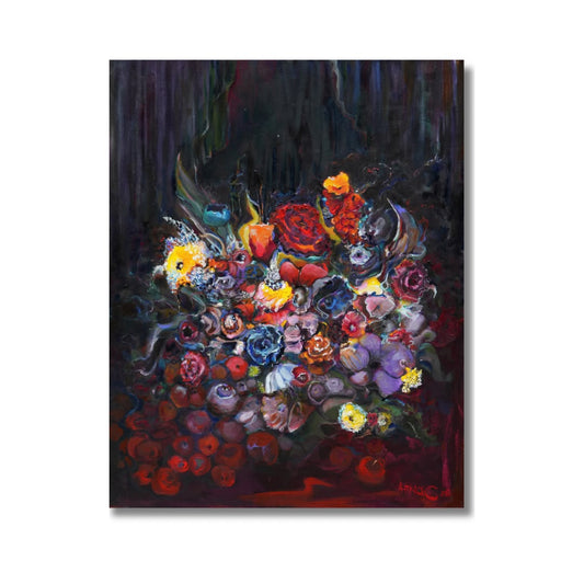 Arno Carstens, Borrowed Time, oil on canvas, 100 × 78 cm, on a white wall