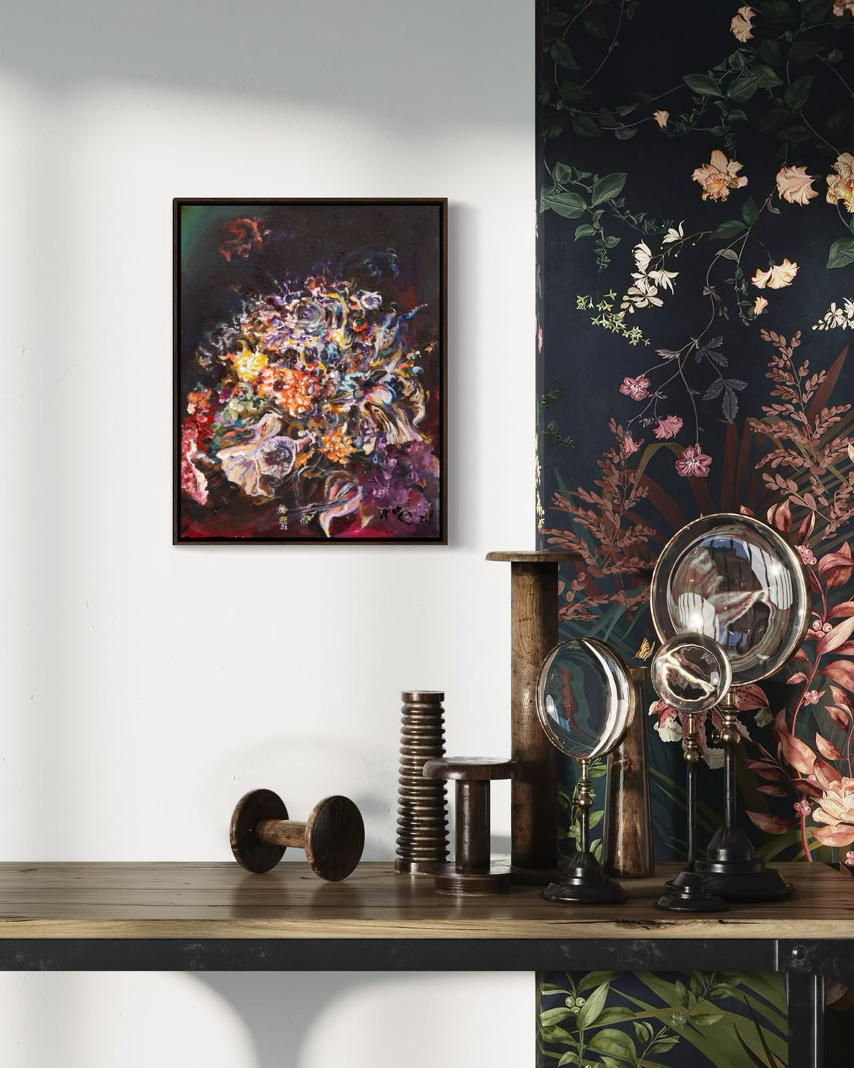 Arno Carstens, All of Everything, oil on canvas, 45 × 35 cm, shown in a room