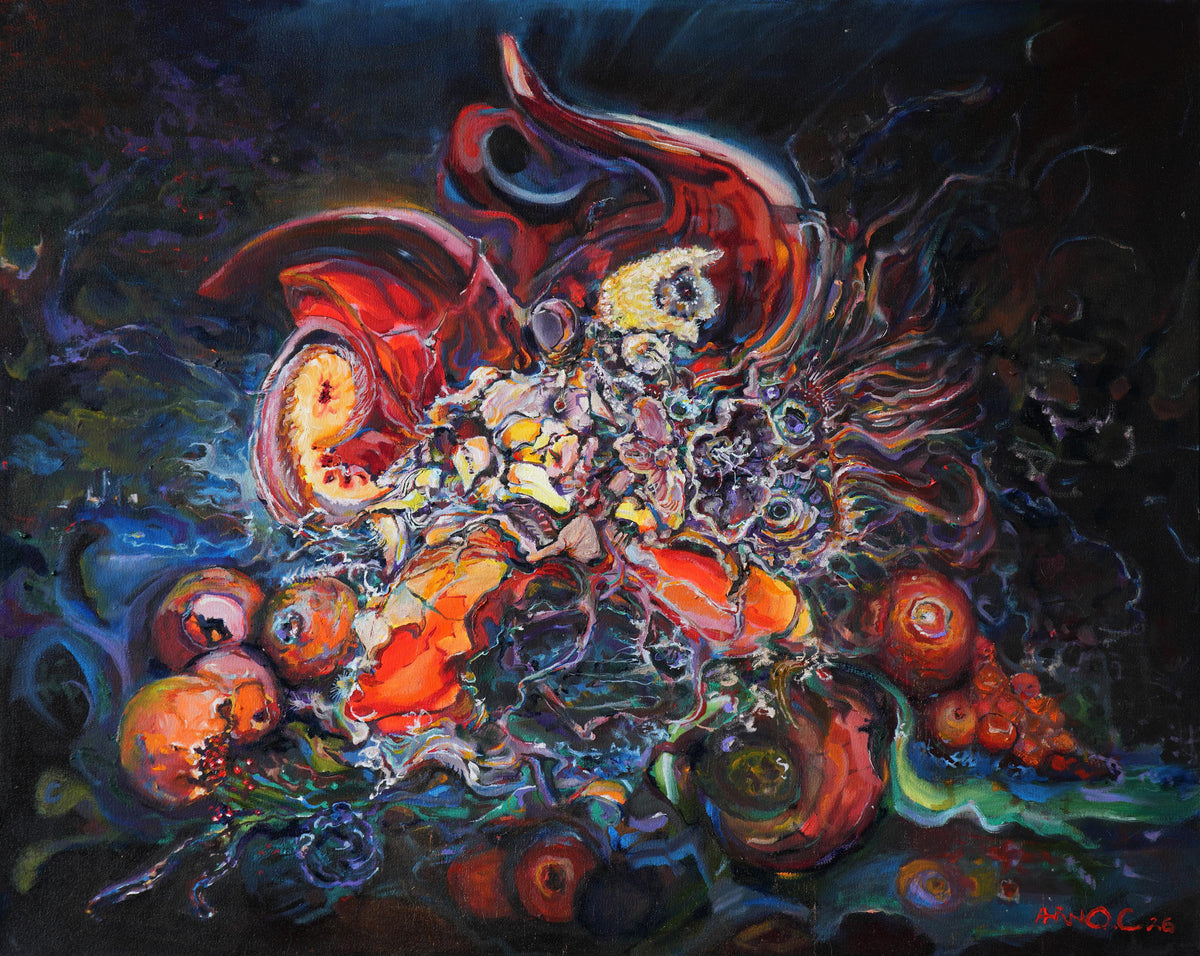 Arno Carstens, Where Worlds Meet, oil on canvas, 78 × 100 cm
