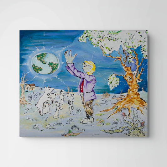 Arno Carstens, Animal Heaven, oil on canvas, 96 × 81 cm