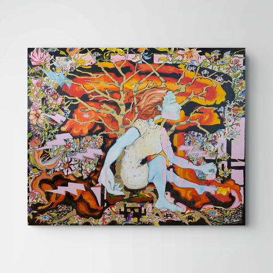 Arno Carstens, Samsara, oil on canvas, 140 × 170 cm