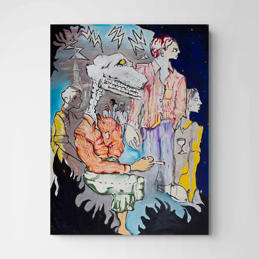 Arno Carstens, Spirit of Change, oil on canvas, 106 × 80 cm