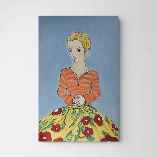 Arno Carstens, The Little Girl, oil on canvas, 76 × 56 cm