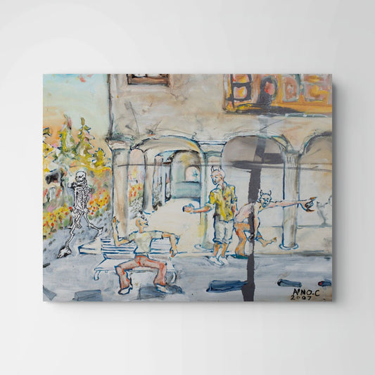 Arno Carstens, The Quiet Ones, oil on canvas, 65 × 55 cm